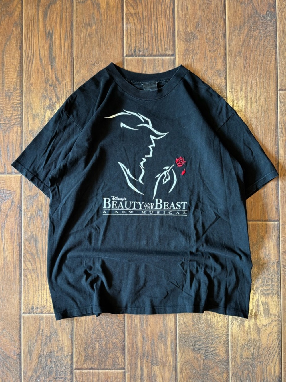 Vintage Y2K Beauty and the Beast Musical Shirt